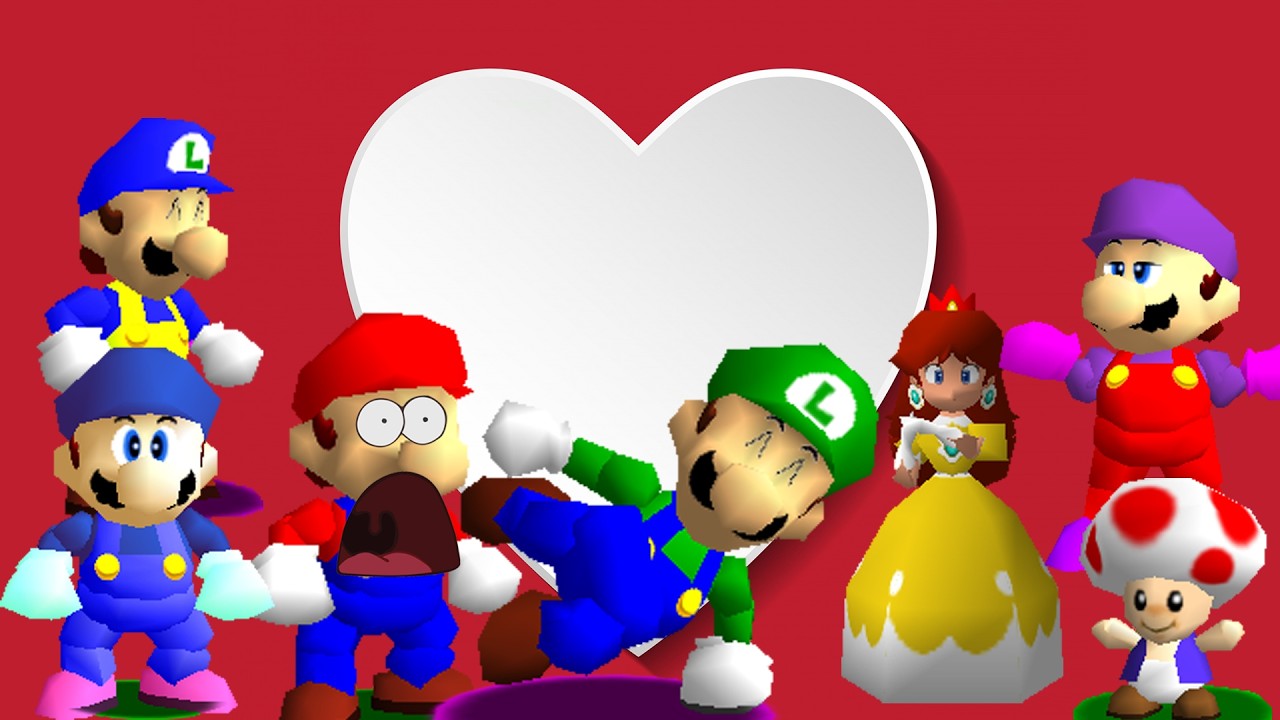 SM64 Bloopers: Luigi Find's Love (Valentine's Day 2026)