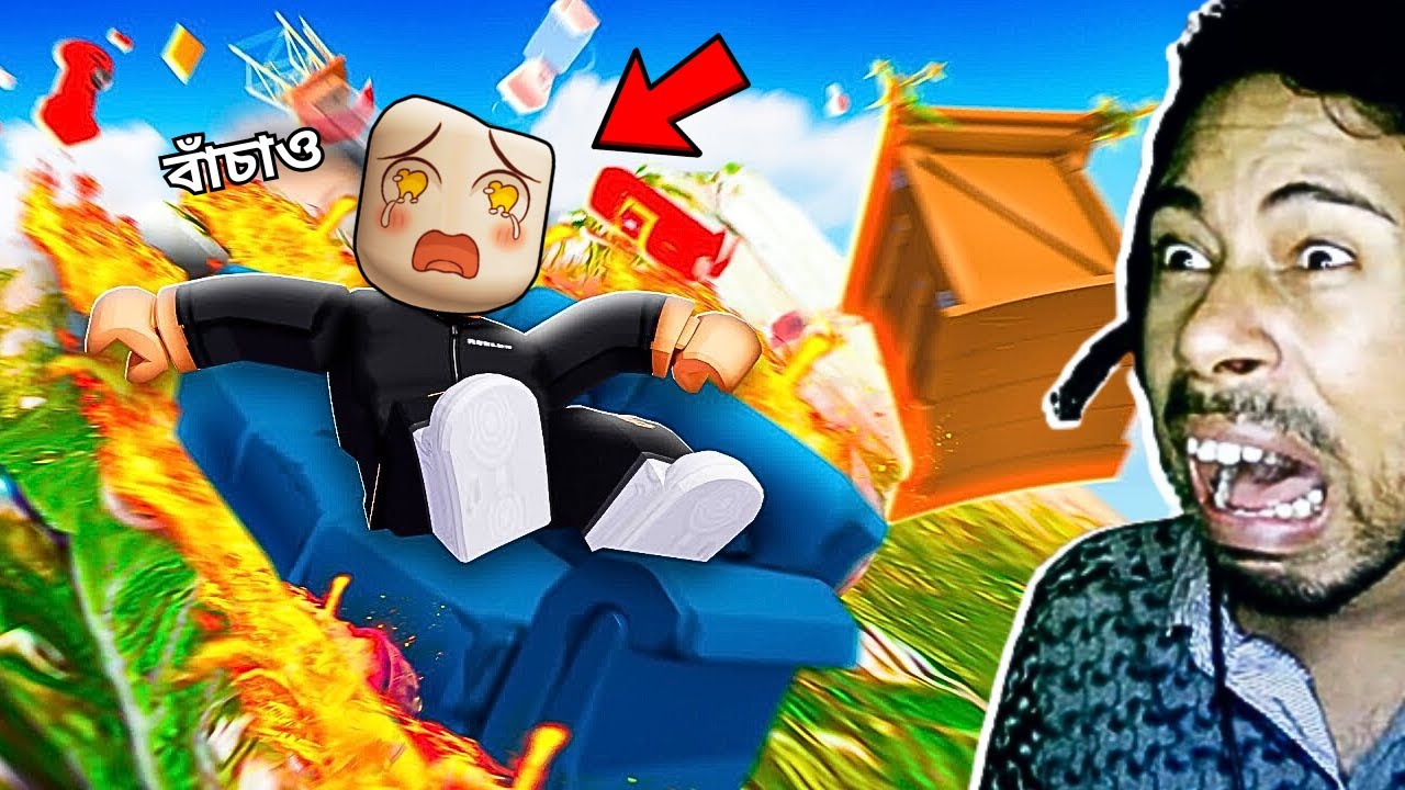 ROBLOX SLIDE DOWN A HILL😱