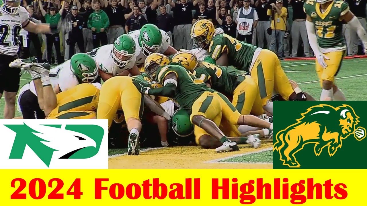 North Dakota vs North Dakota State Football Game Highlights 10 5 2024