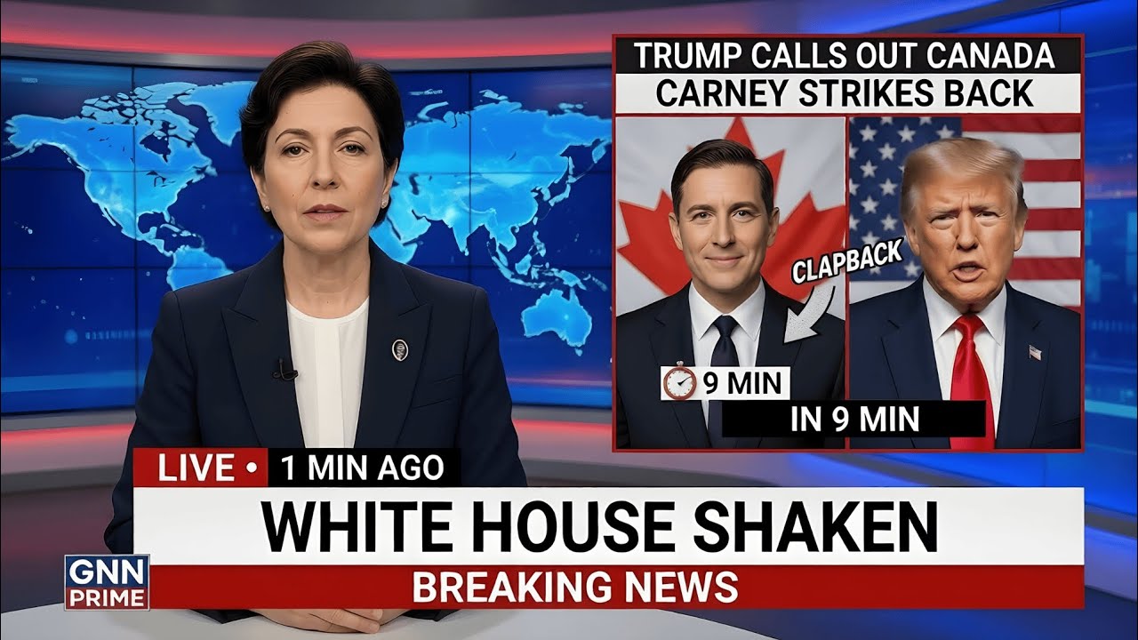 1 MIN AGO: Trump Calls Out Canada — Carney Strikes Back in 9 Minutes
