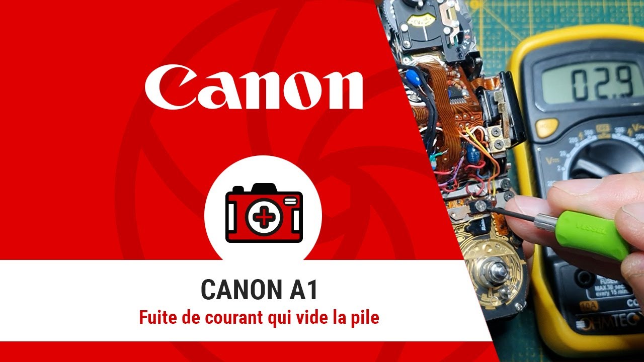 Canon A1 - Fuite de courant qui vide la pile