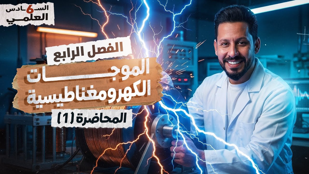 الفصل الرابع - الموجات الكهرومغناطيسية - المحاضرة 1 - منهج 2026 - تداخل الموجات