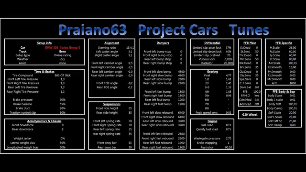 Project cars BMW 320 Turbo Groupe 5 - for brno track online racing.