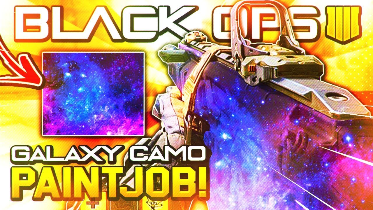 HOW TO MAKE GALAXY CAMO IN BLACK OPS 4! GALAXY PAINTJOB TUTORIAL IN BO4! EASY PAINTJOBS IN BO4