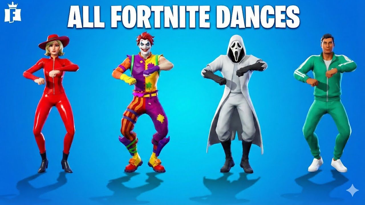 ALL NEW FORTNITE SKINS & ICON SERIES EMOTES!