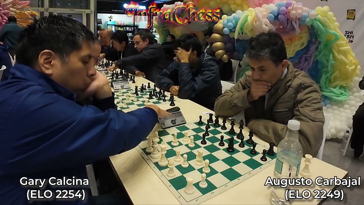 Una partida sin quererse dañar - Gary Calcina (ELO 2254) vs Augusto Carbajal (ELO 2249)