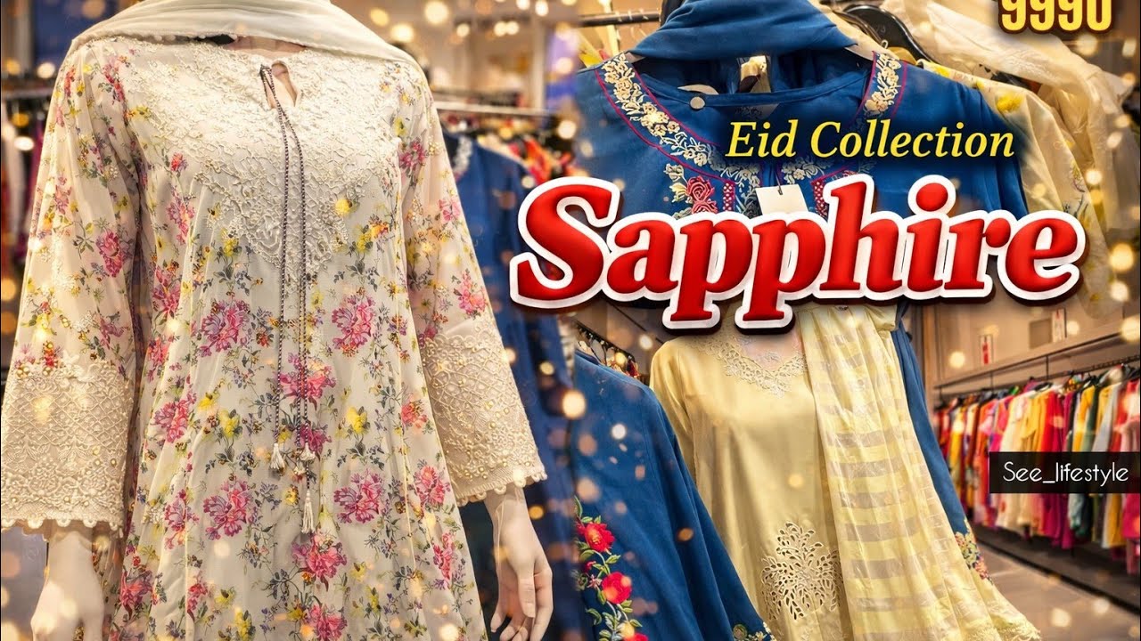 Sapphire New Eid Collection 2026❤️ Sapphire Summer Collection Hit Codes Available 😍