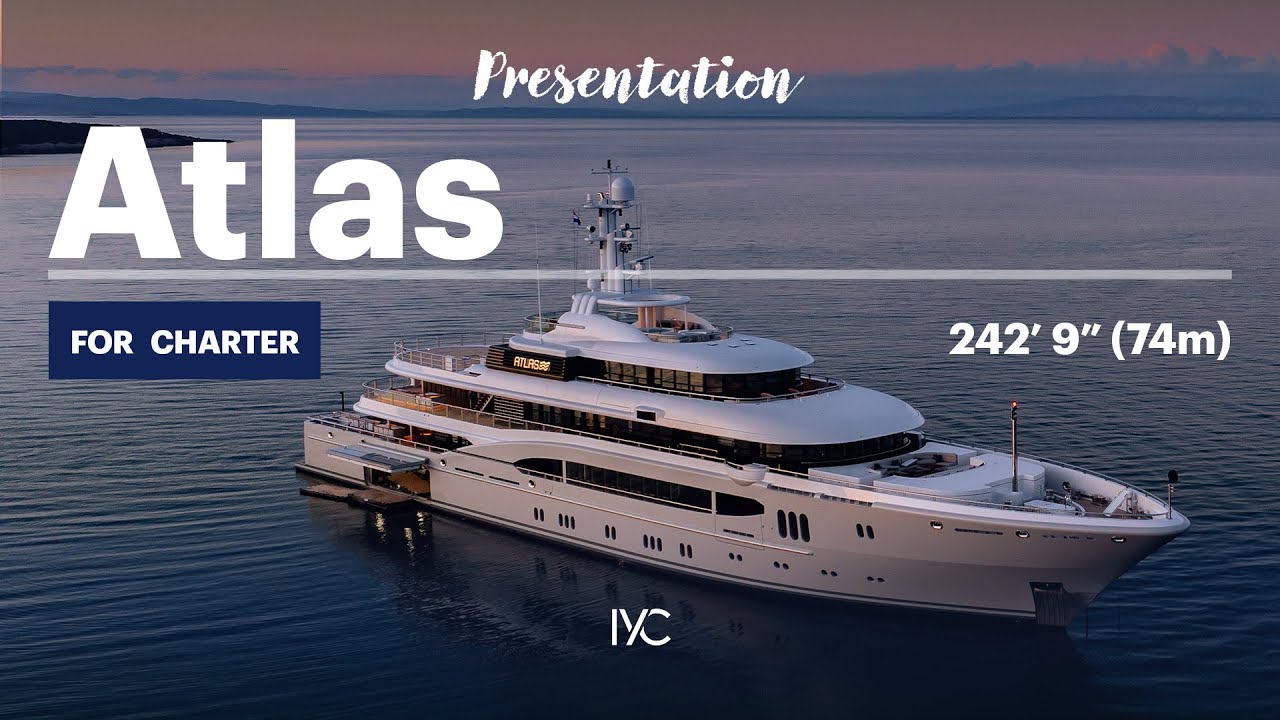 ATLAS | The first-time ever seen 243' (74m) Lurssen superyacht in video | For charter with IYC