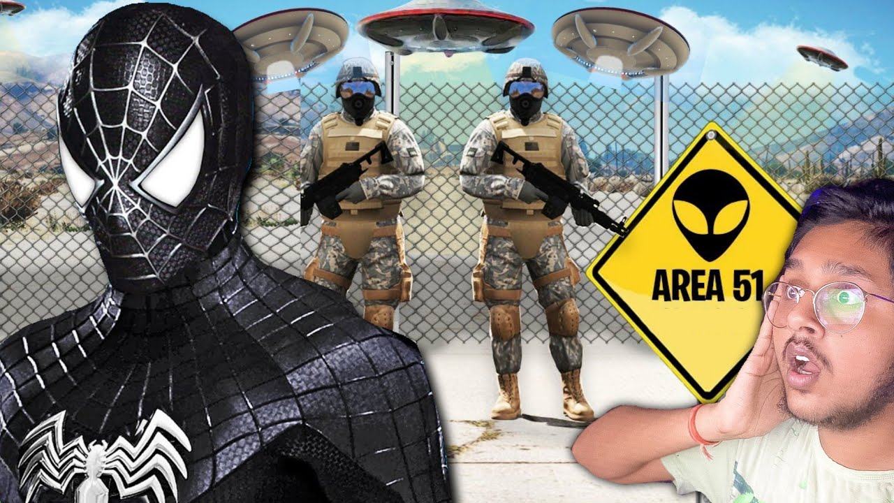 GTA 5 :BLACK SPIDER MAN in GTA V !! - Rachitroo