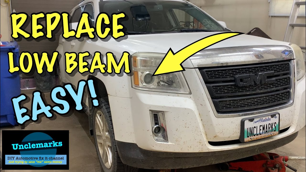 Как заменить фару ближнего света на GMC Terrain. 2008 2009 2010 2011 2012 2013 2014 - 2018 (EP 292)