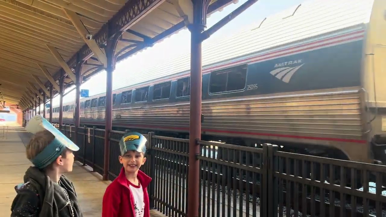 Amtrak on the channel 