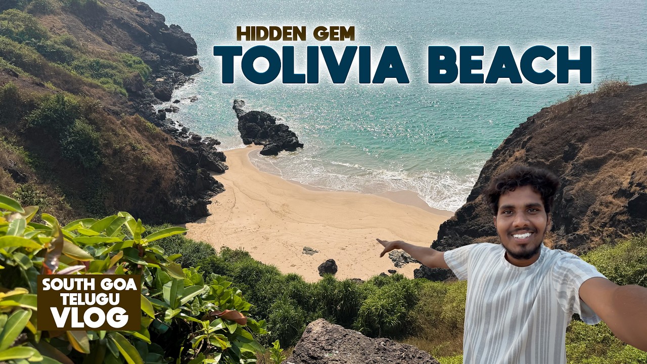 A rare hidden Gem in South Goa TOLIVIA BEACH || full detailed telugu vlog @LIFEOFANIL016