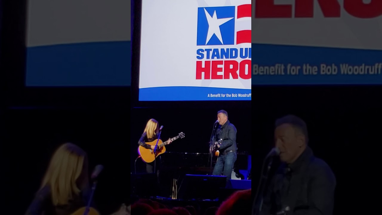 Bruce Springsteen sings a duet with Sheryl Crow “Redemption Day”
