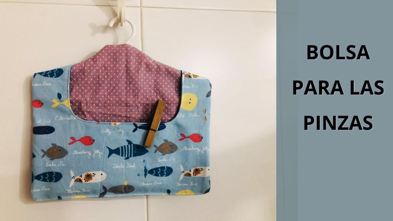 Bolsa para las Pinzas de la Ropa paso a paso