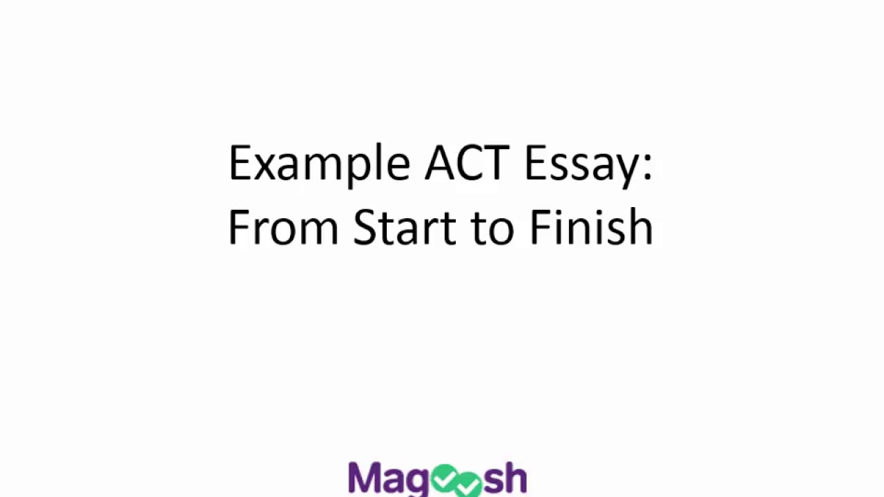 ACT Writing Practice and Strategies | Full Essay Walk Through