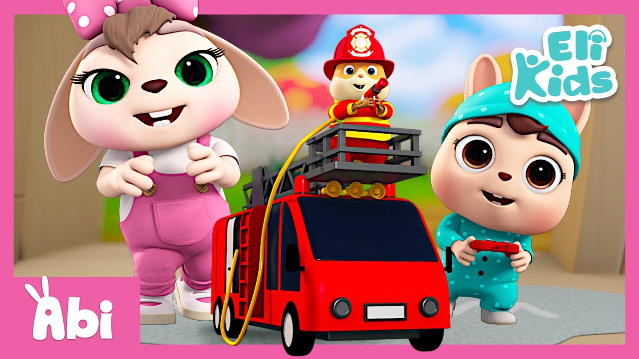 Fire Truck Toy Song | Fun Eli Kids Song & Nursery Rhymes