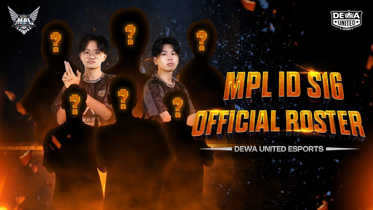 MPL ID S16, WE ARE READY!🔥 | DEWA UNITED OFFICIAL ROSTER FOR MPL ID S16