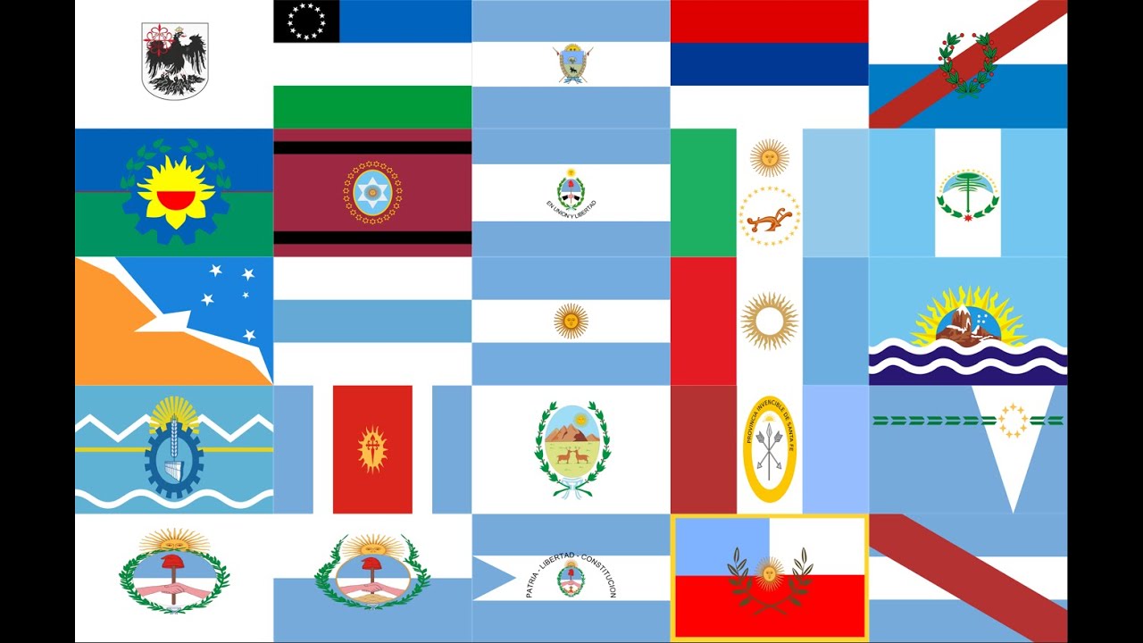 CONOCELAS! Banderas de Argentina (de las Provincias y de la Ciudad Autonoma de Buenos Aires)