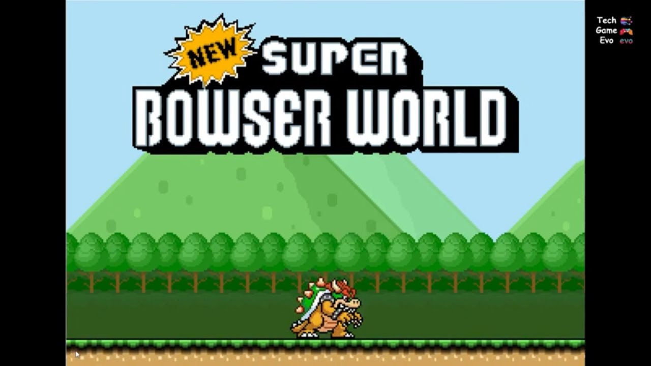 New Super Bowser World Gameplay