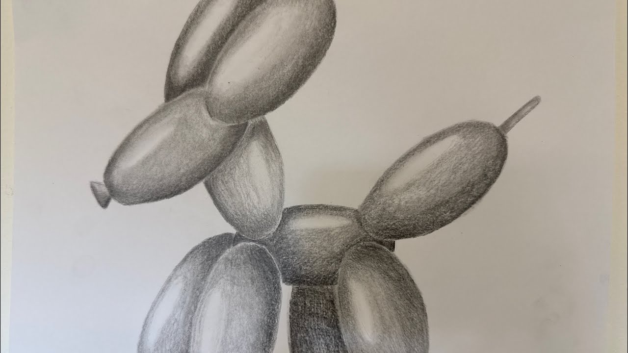 Shaded/Value Balloon Dog