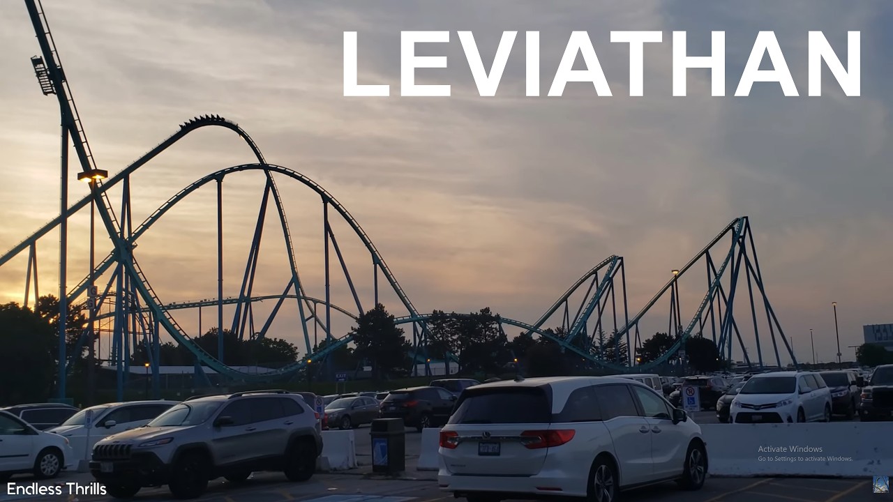 Leviathan off-ride 4K 60fps Canada's Wonderland