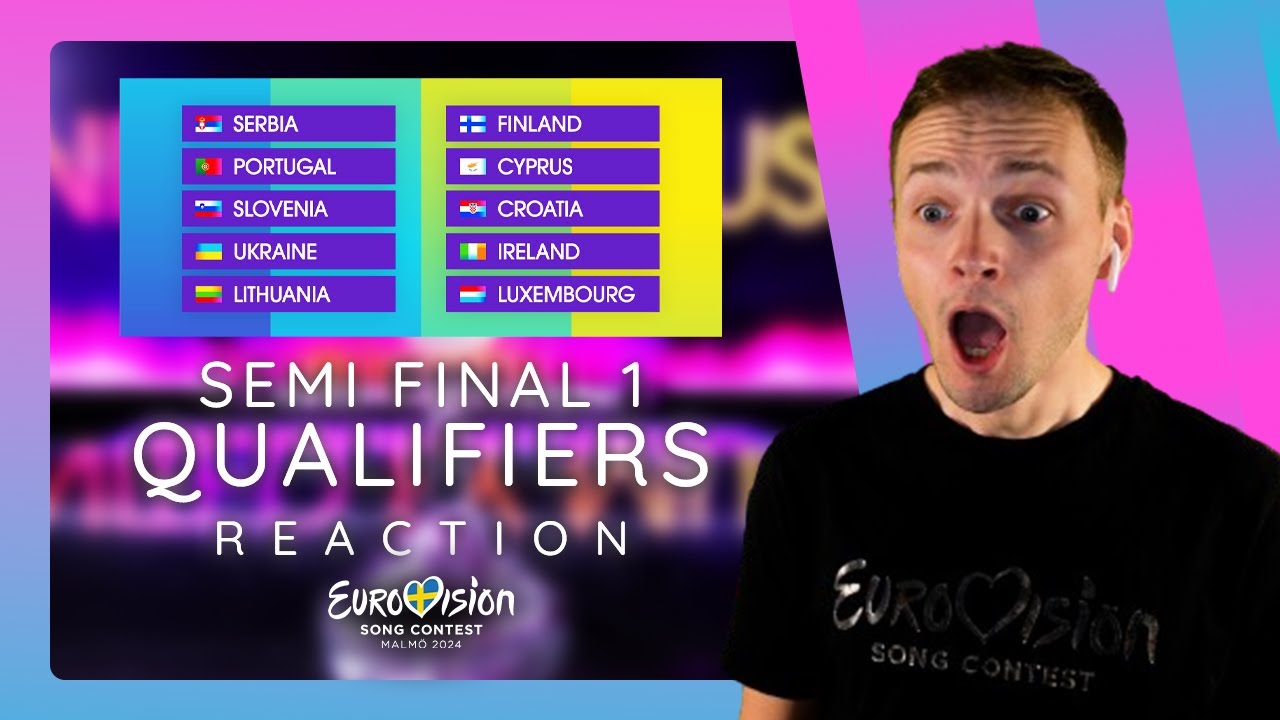 FIRST SEMI FINAL QUALIFIERS REACTION from Eurovision 2024 (Live Reaction)