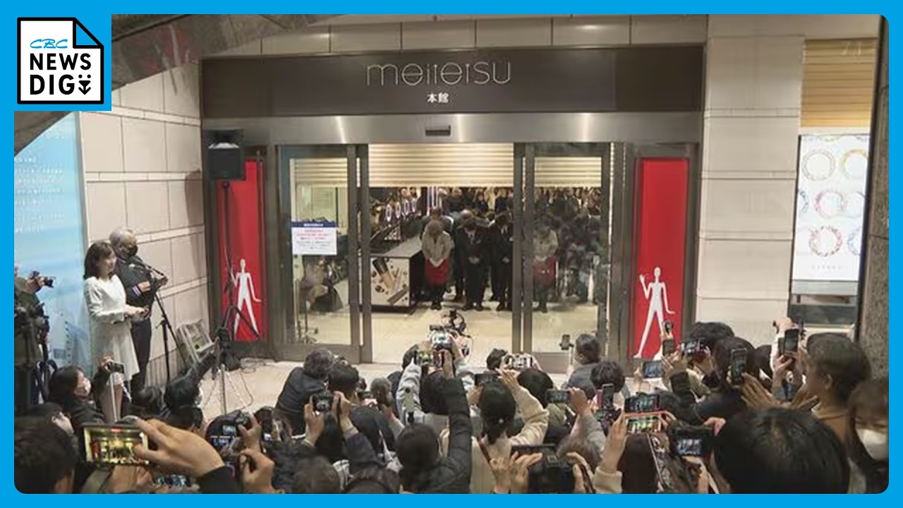 名鉄百貨店が閉店 71年の歴史に幕…最終日は22万人が来店 元エレベーターガールの姿も｢話していると涙が出そうに…｣