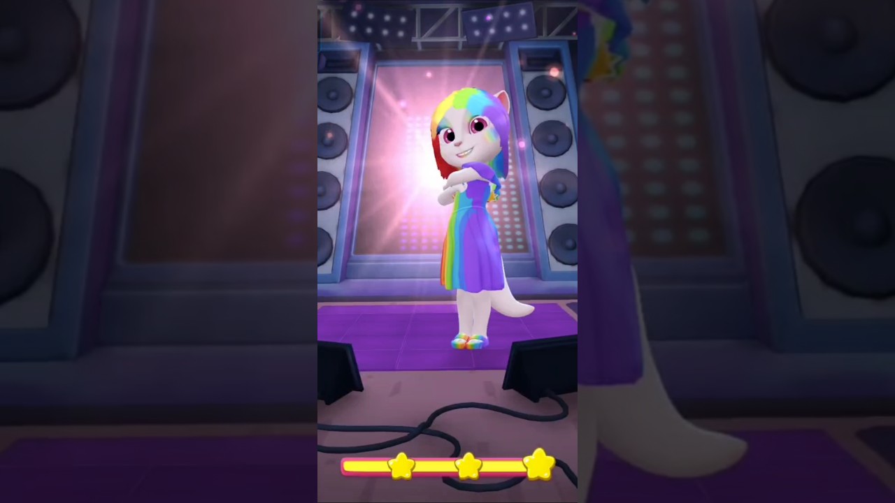 My Talking Angela 2 😻 || Rainbow Day || Cosplay | GlowAngela
