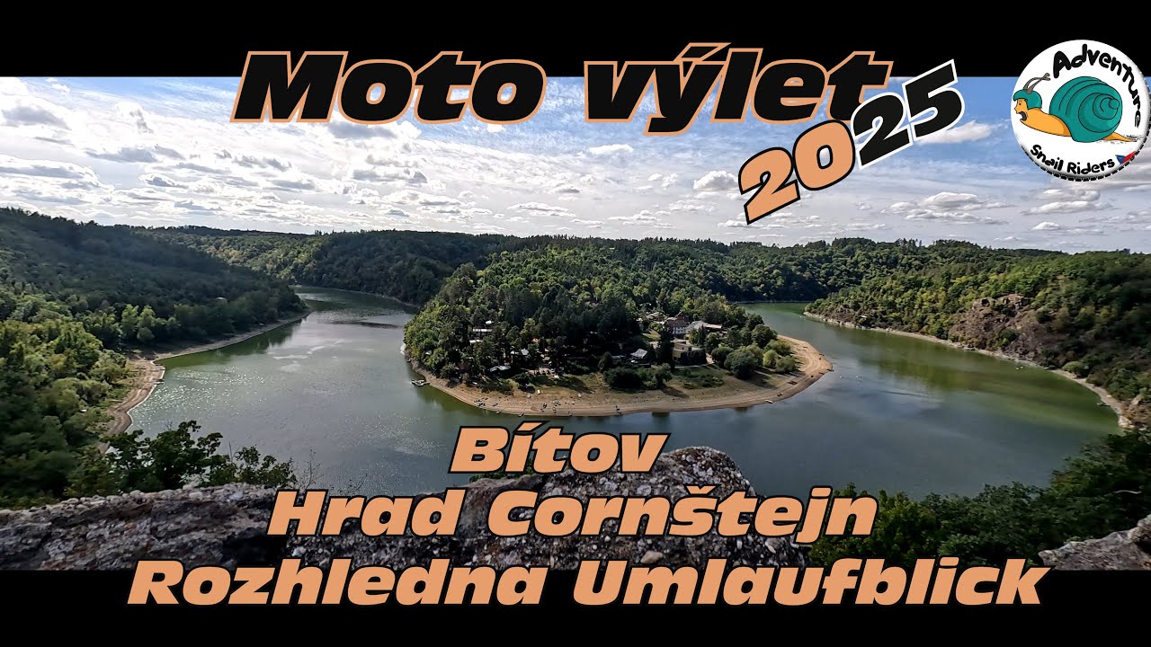 Moto V&yacute;let 2025. Hrad B&iacute;tov, Corn&scaron;tejn a rozhledna Umlaufblick. 🏍️🗼