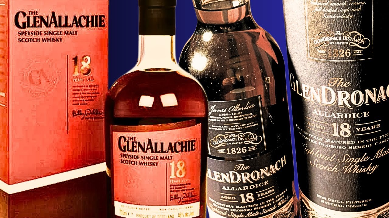 GLENALLACHIE 18 V GLENDRONACH 18 1