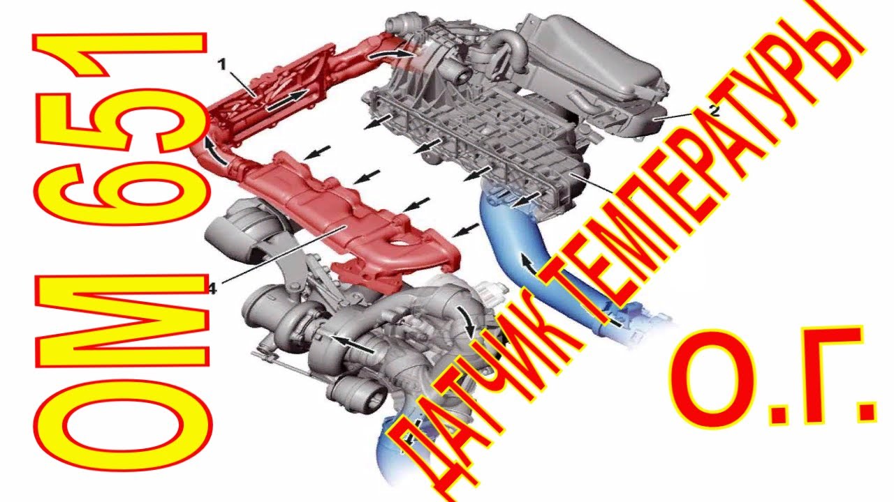 оm651 ДАТЧИК ТЕМПЕРАТУРЫ ОГ TEMPERATURE SENSOR TEMPERATURFÜHLER