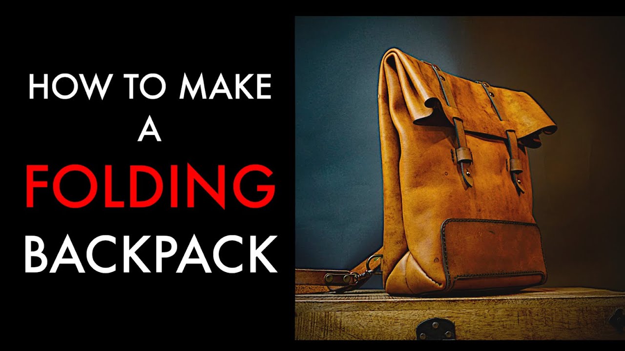 DIY Leather Backpack- Tutorial and Pattern Download