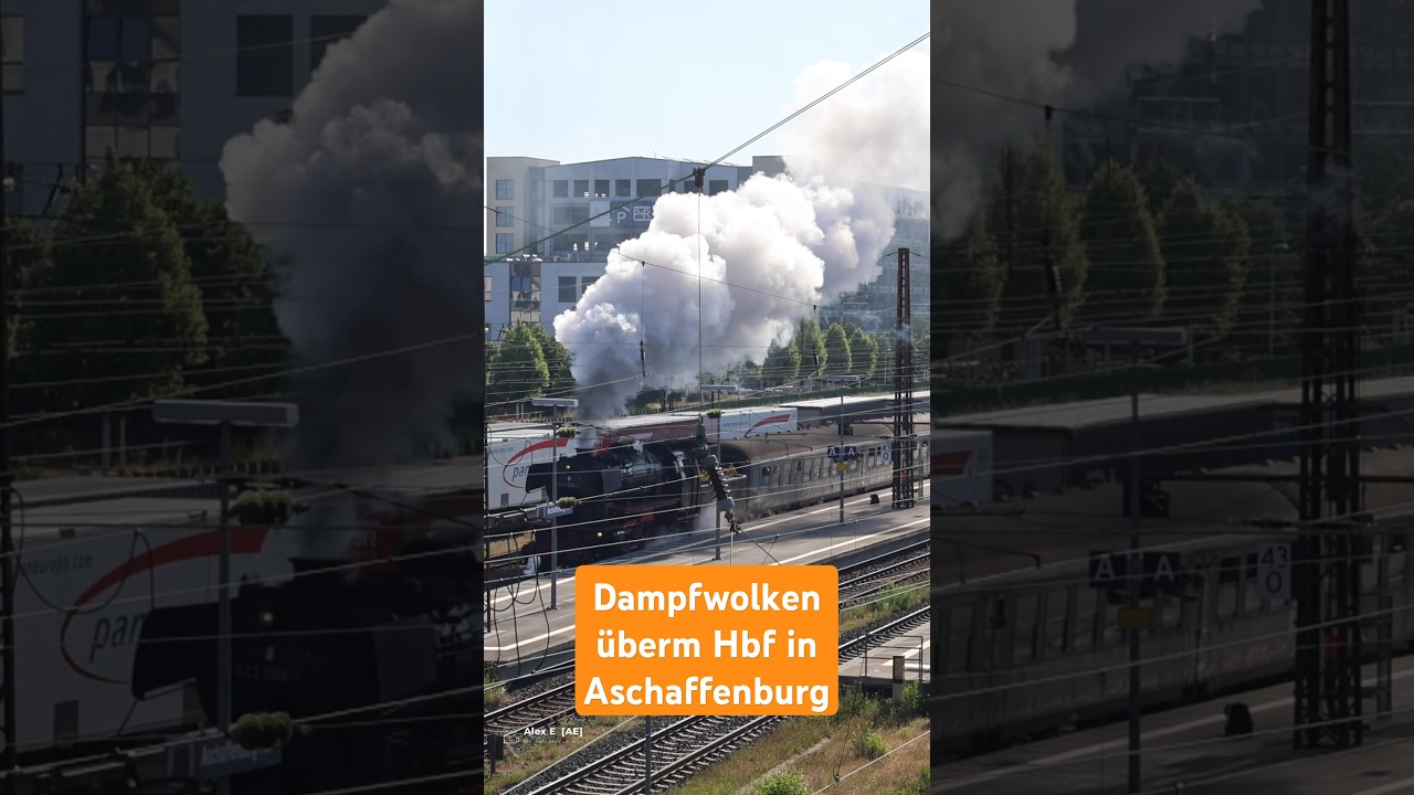 23 058 verl&auml;sst Aschaffenburg Hbf