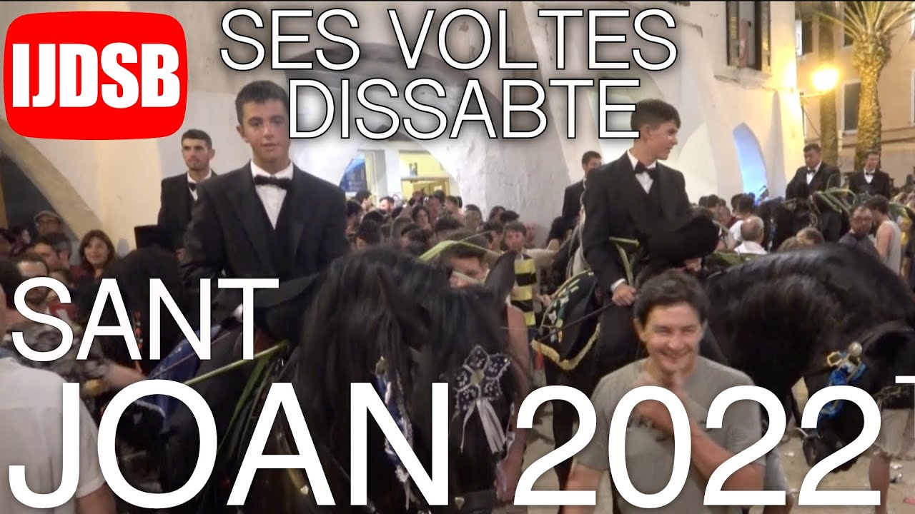 Corregudes de ses voltes 🔴 Dissabte de Sant Joan 2022 🇨🇭 Ciutadella 🐴 Festes de Menorca