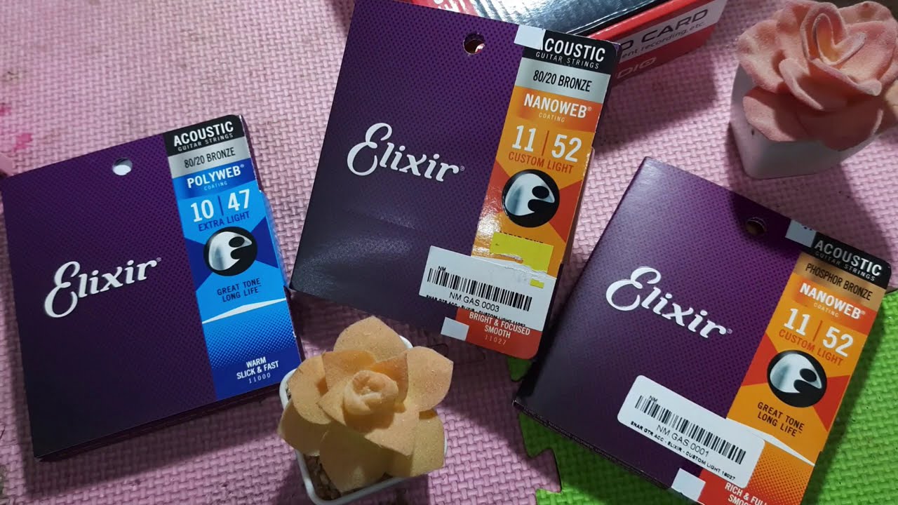 Macam Senar Gitar Elixir dan Karakter Suara Yang Dihasilkan (akustik) - Filosofi Gitar