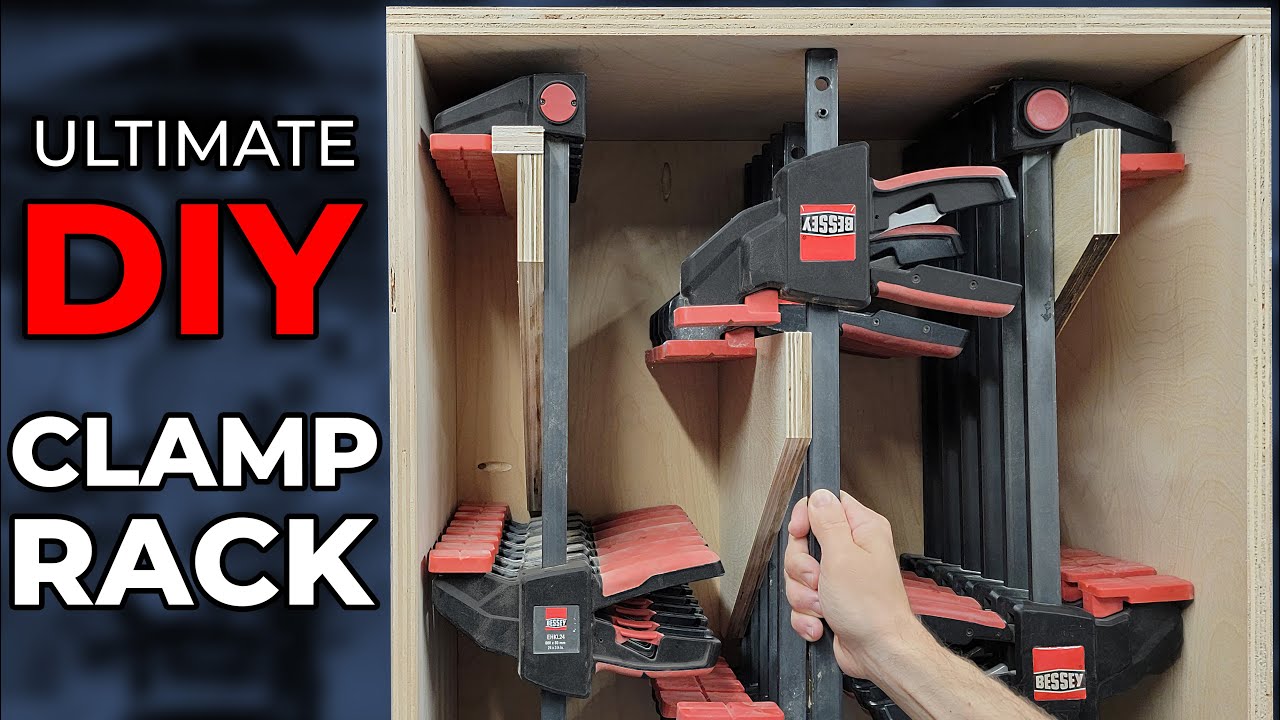 Mobile Clamp Rack For Small Woodshops
