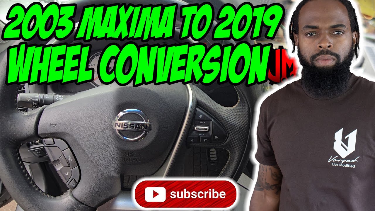 2002-2003 5thgen Nissan Maxima with 8thgen Maxima Steering Wheel