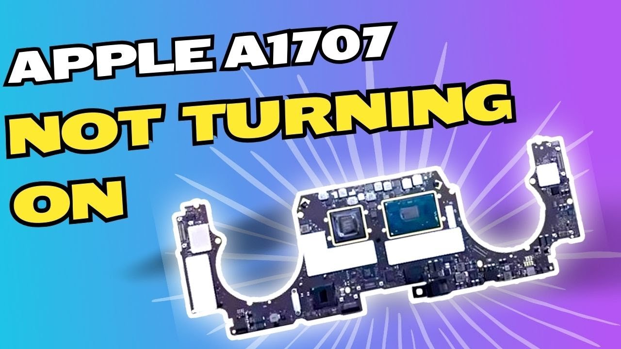 Apple A1707 not turning on