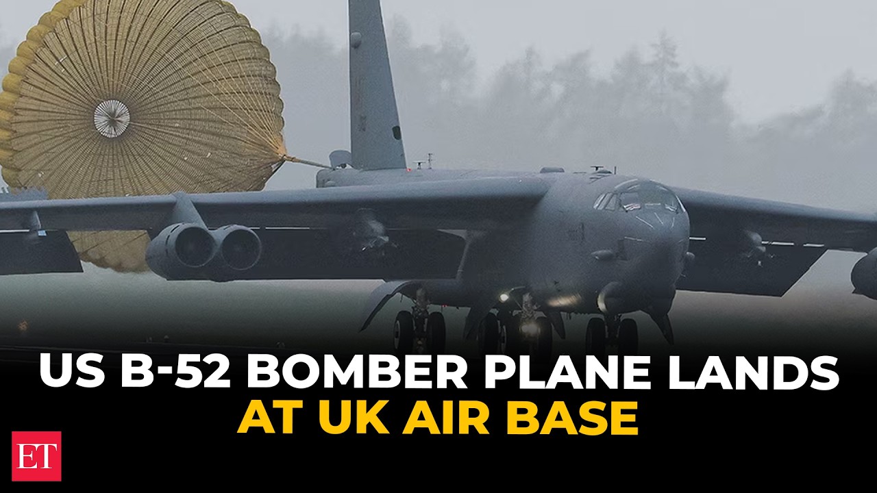 US B-52 bomber plane lands at UK air base as Iran conflict escalates