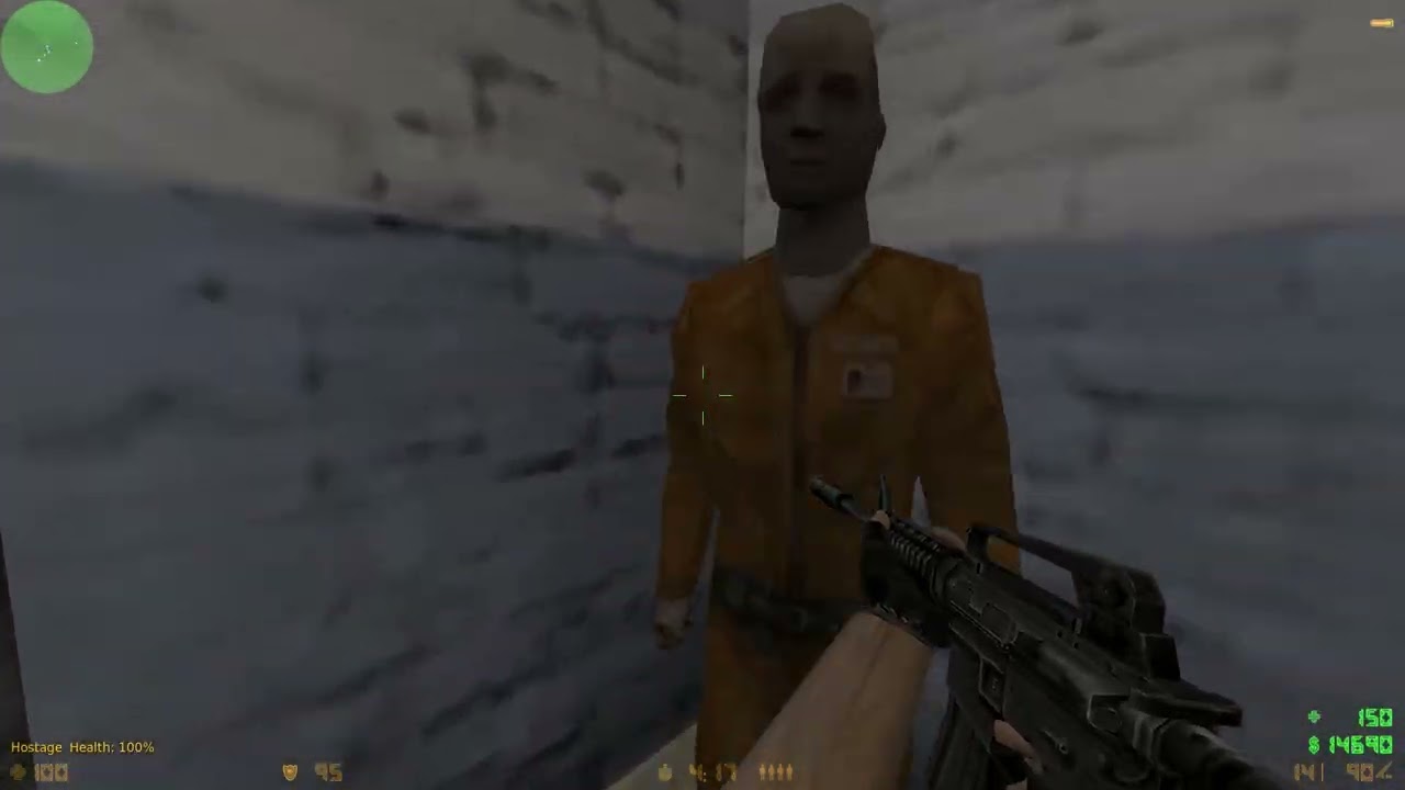 Counter Strike 1.6 (2000) | CS_Backalley Gameplay 1080p 60fps ( No commentary)