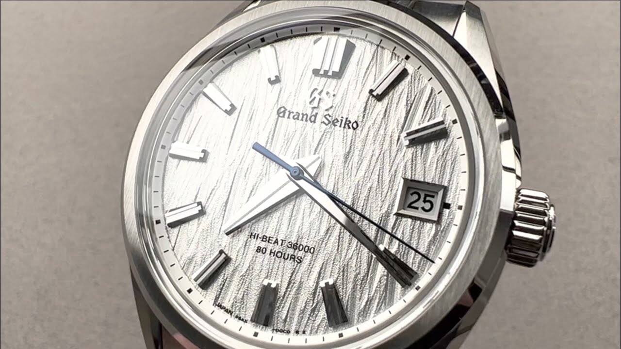 Grand Seiko Hi-Beat SLGH005 WHITE BIRCH Evolution 9 Grand Seiko Watch Review