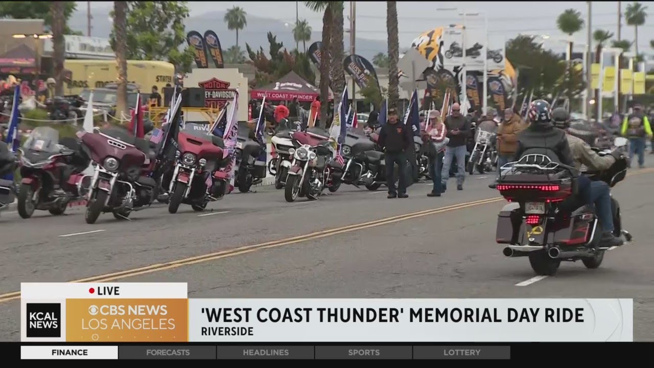 Riverside's 'West Coast Thunder' Memorial Day ride