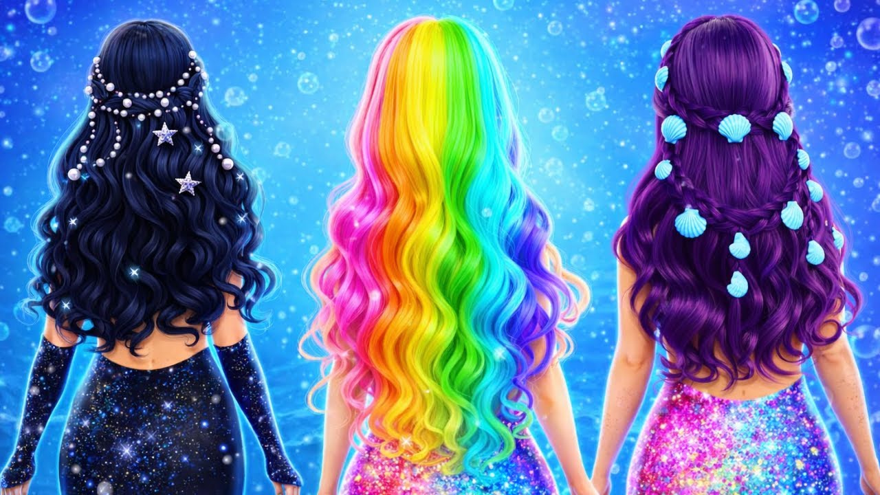 Wednesday vs Enid Mermaid Challenge 🖤🌈 | Extreme DIY Makeover