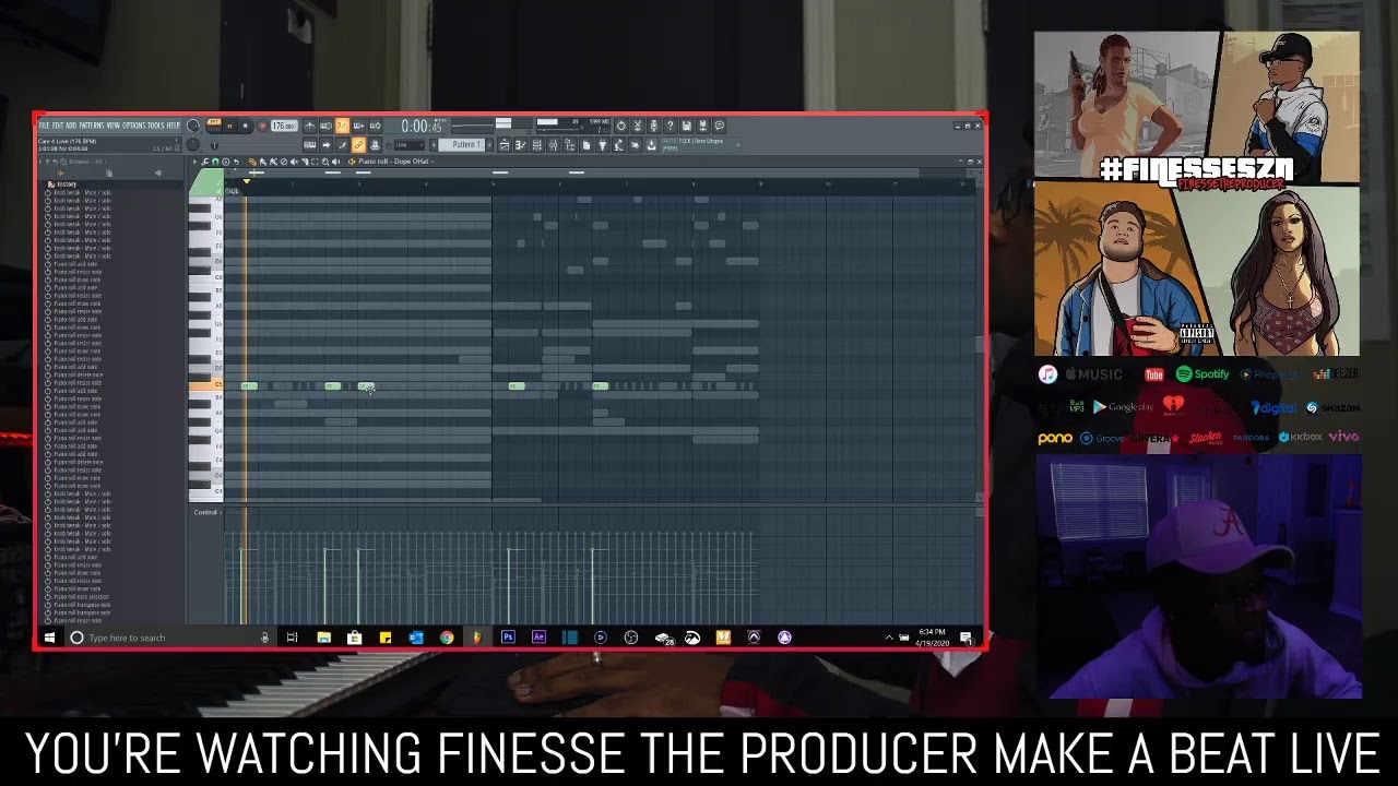 04/19 Live Beat Session [Purchase Beats at FinesseTheProducer.com]