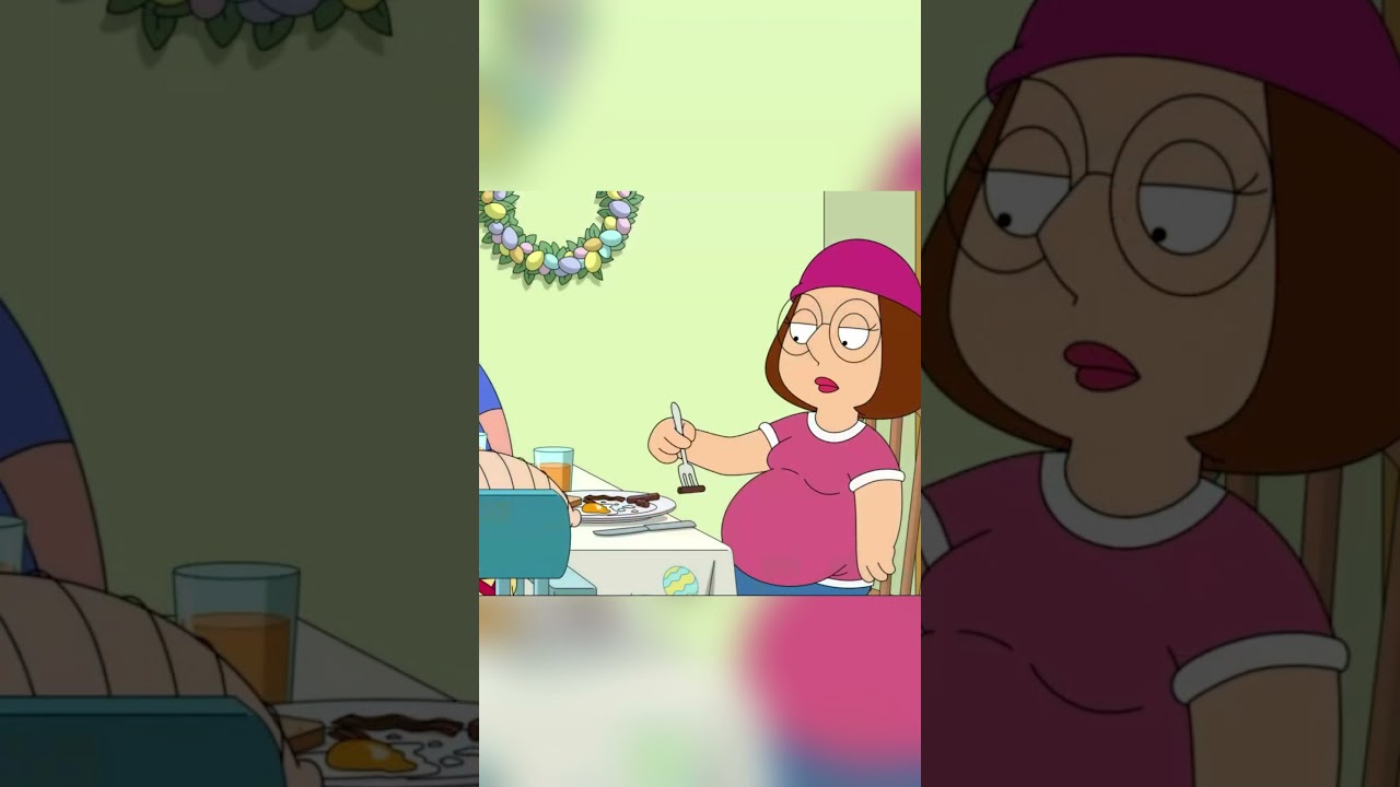 Peter's various changes during Meg's pregnancy #cartoon#familyguy
