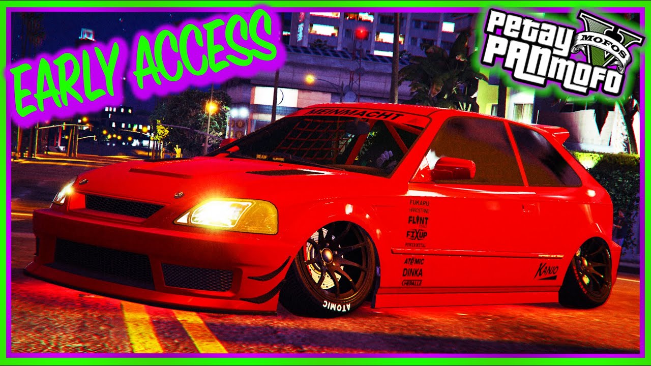 GTA Online Dripfeed Early Access - Blista Kanjo Customisation (Diamond Casino Heist DLC)