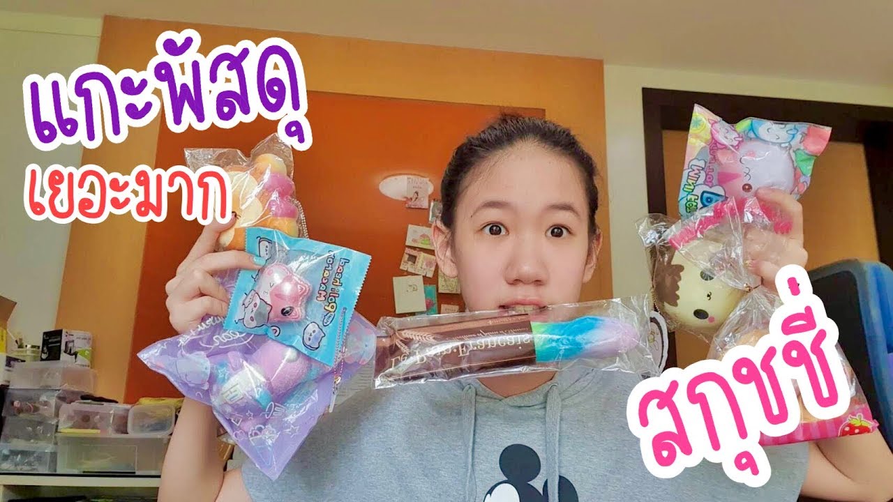 แกะพัสดุสกุชชี่เยอะมาก มีแจกด้วย [Nonny Diary]