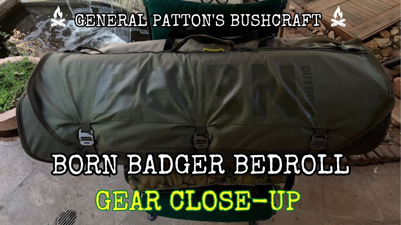 BORN BADGER BEDROLL - GEAR CLOSE UP #survival #camping #overlanding