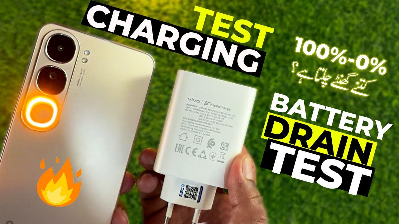 Vivo Y200 Battery Drain Test And Charging Test ️‍🔥 PUBG Graphics ️‍🔥 Battery Drain Problem?