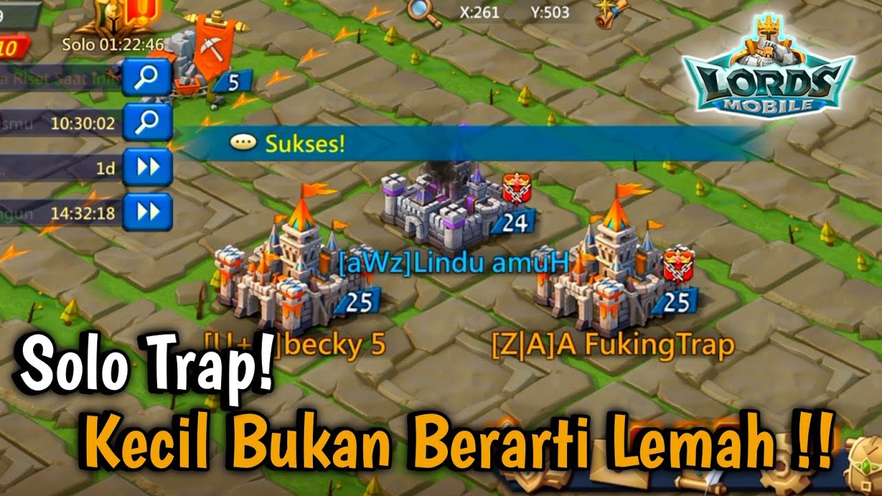 Baby Trap CT 24!! Might 85M Nahan Serangan Full T4, Musuh Sampe Prustasi | Lords Mobile